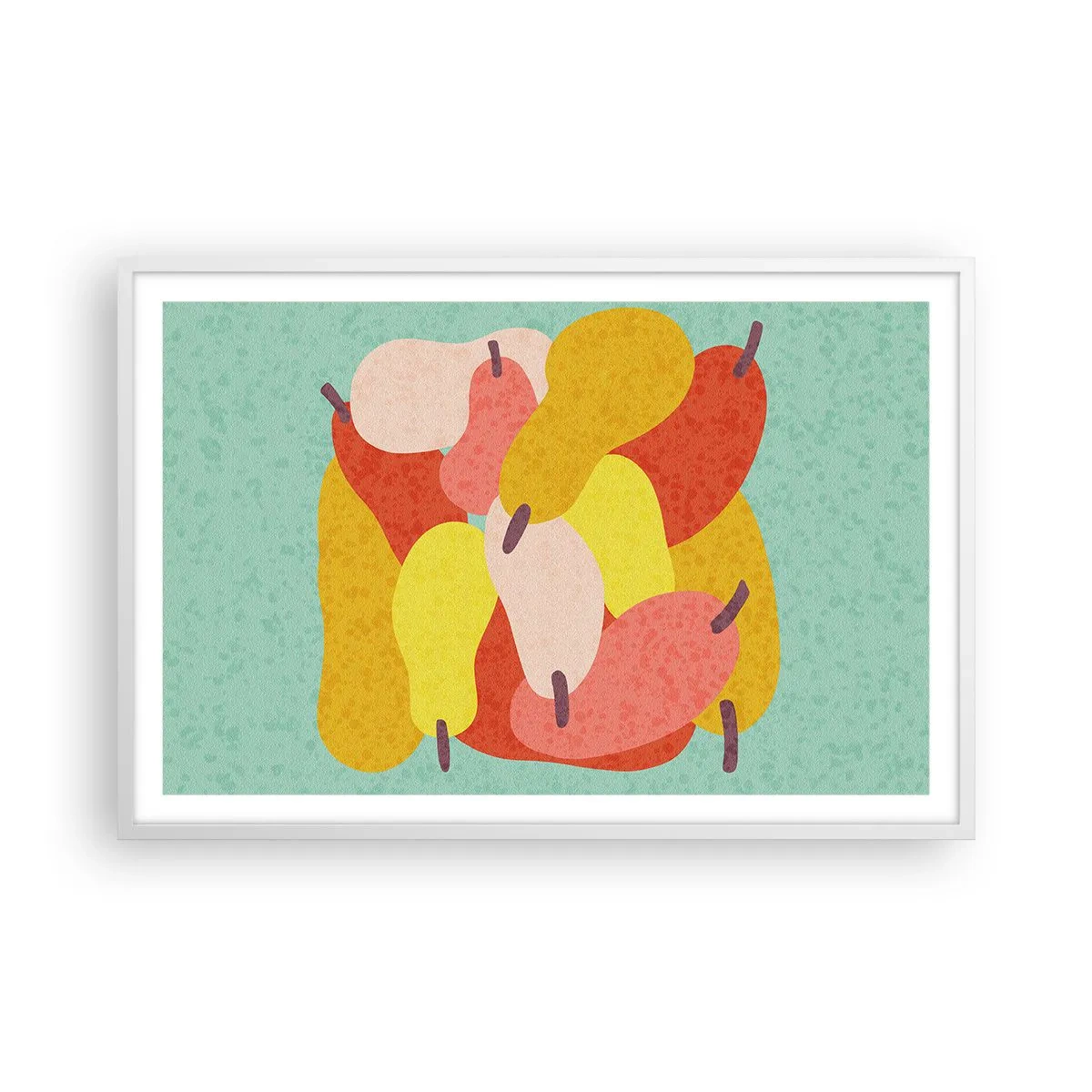 Affisch i vit ram - Smaka på sommarsolen - 91x61 cm