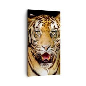 Canvastavla - Bild på duk - Vilt hjärta - 55x100 cm