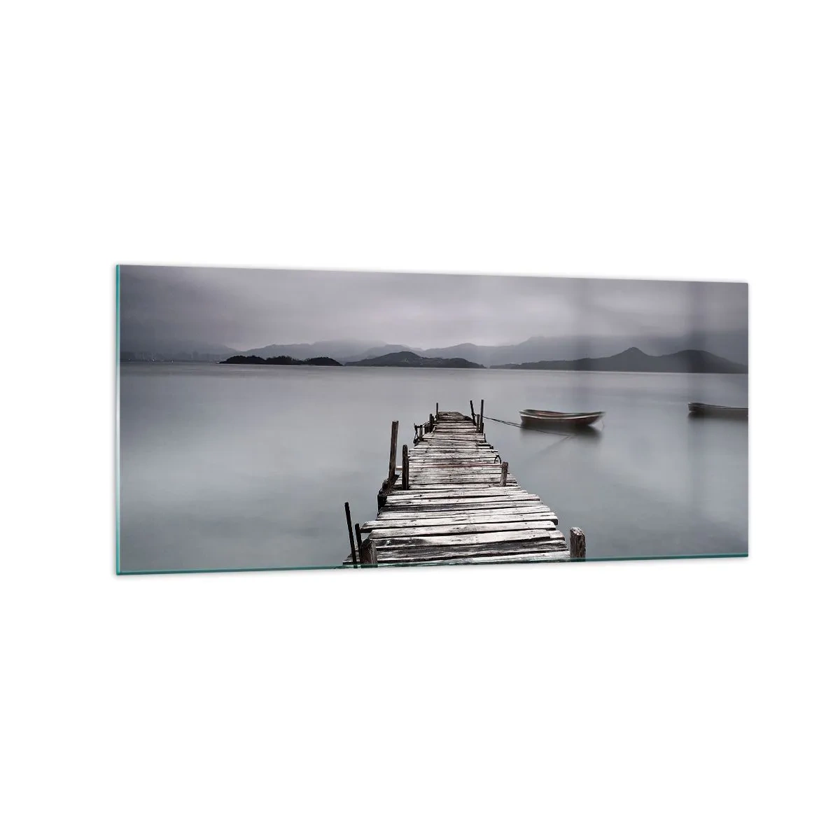 Glastavla - Bild på glas - Imorgon kan du ge dig iväg - 120x50 cm