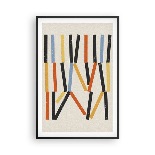Affisch i svart ram - Horisontell komposition - 61x91 cm