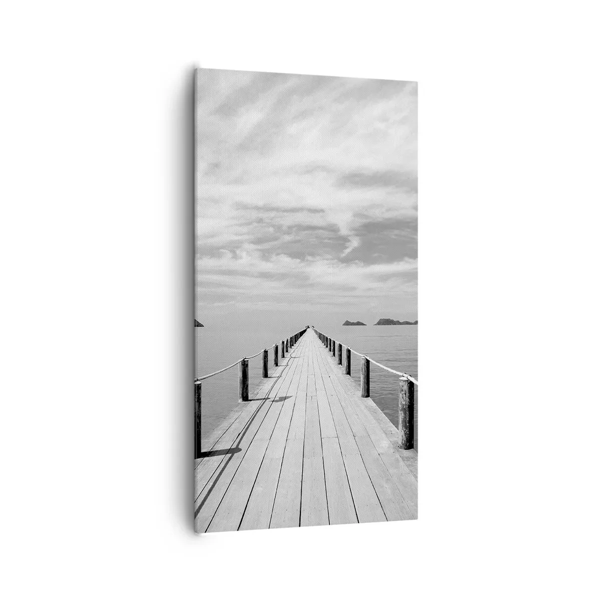 Canvastavla - Bild på duk - Kanske en resa... - 65x120 cm