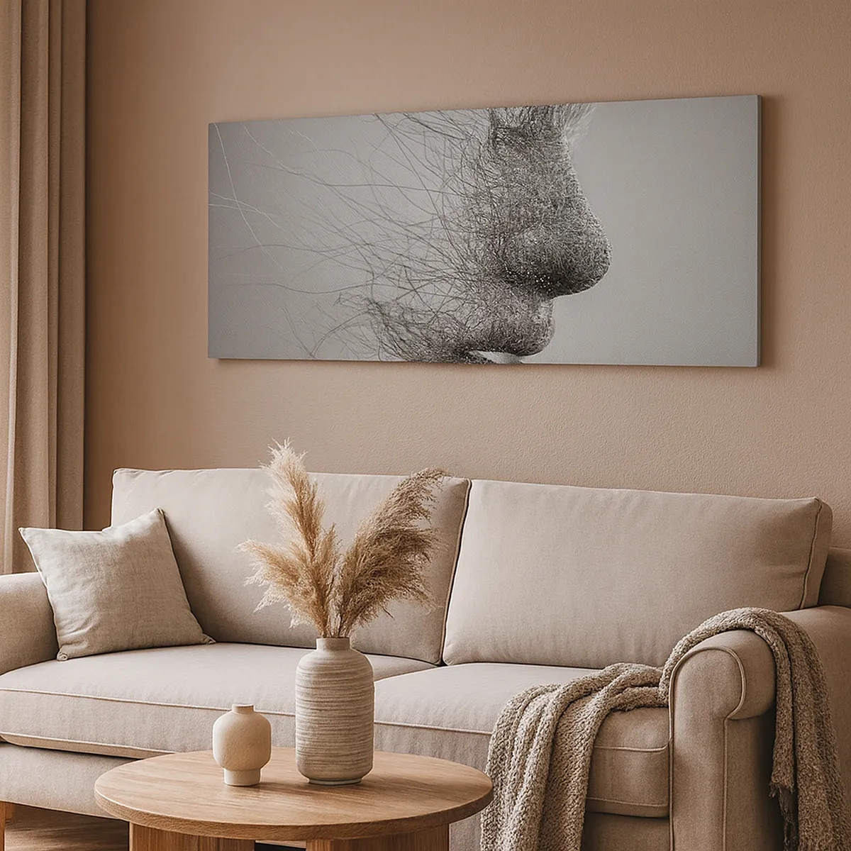 Canvastavla - Bild på duk - Vindens ande - 30x30 cm