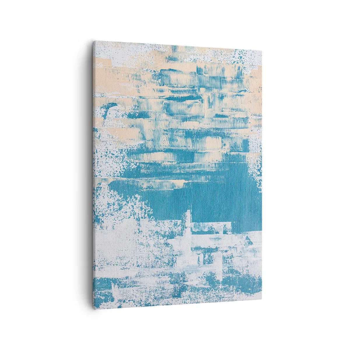 Canvastavla - Bild på duk - Genom istapp - 50x70 cm