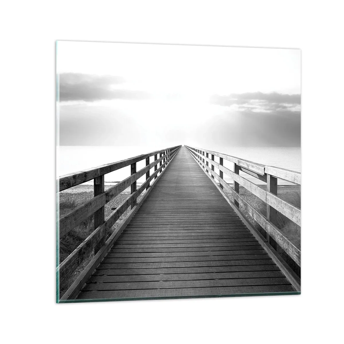 Glastavla - Bild på glas - Ut i det oändliga... - 50x50 cm