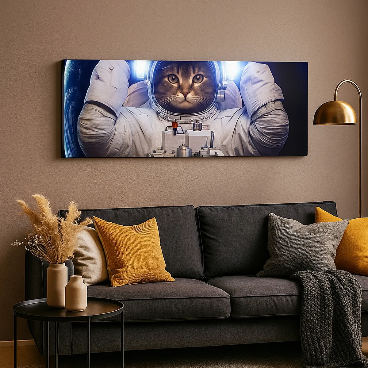 Canvastavla - Bild på duk - Houston, ni har problem - 30x30 cm