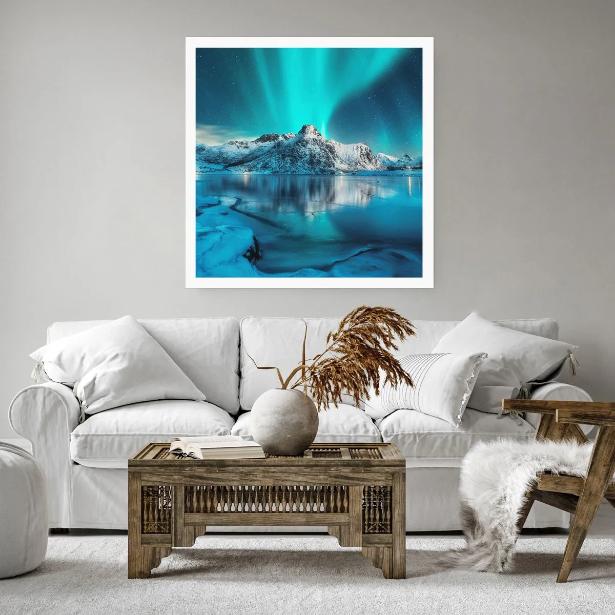 Affisch - Ljusets natt - 60x60 cm