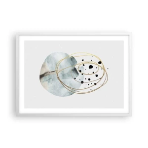 Affisch i vit ram - I rummets famn - 70x50 cm