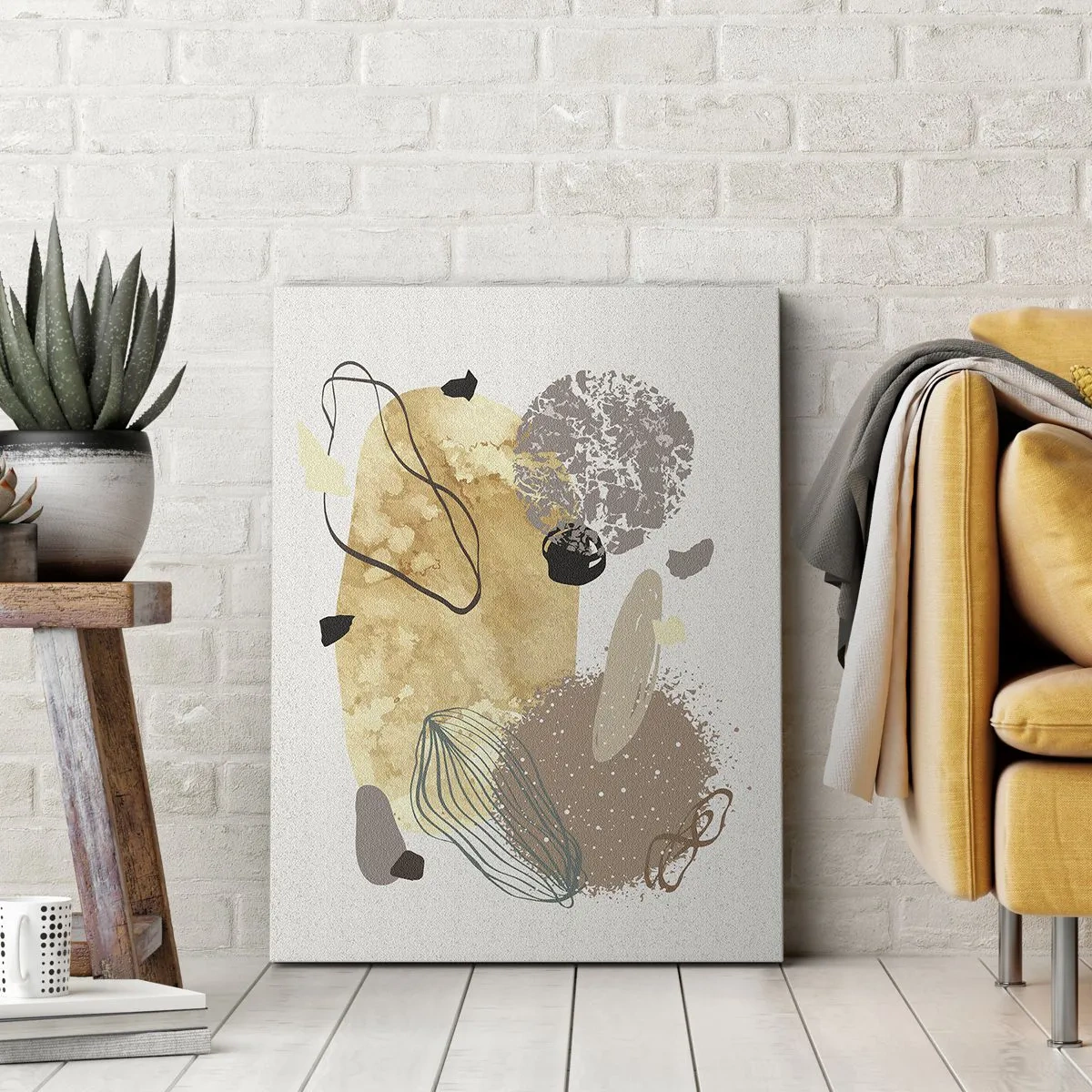 Canvastavla - Bild på duk - Olika former - 65x120 cm