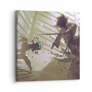 Canvastavla - Bild på duk - Du kan också bli samuraj - 40x40 cm