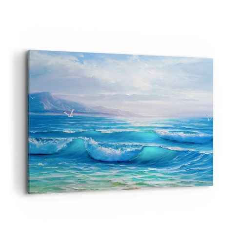 Canvastavla - Bild på duk - Stillande - 100x70 cm