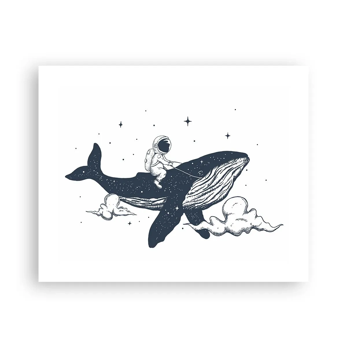 Affisch - Rymdäventyr - 50x40 cm