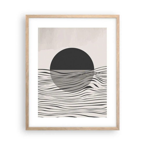 Affisch i ram av ljusek - Halvdan komposition - 40x50 cm