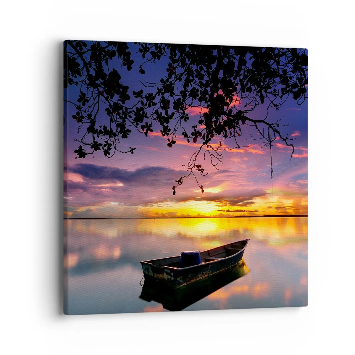 Canvastavla - Bild på duk - "Du verkar hänga i mitten av himmelvalvet…" - 40x40 cm