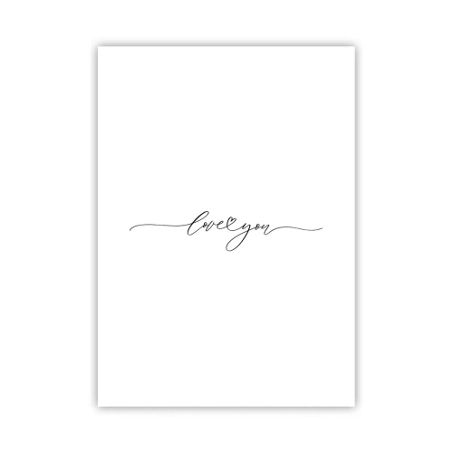 Affisch - Svart på vitt - 50x70 cm