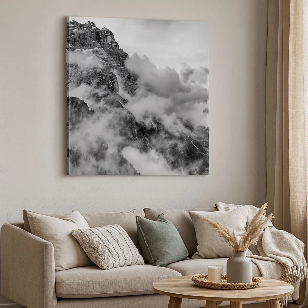 Canvastavla - Bild på duk - Vackra och grymma - 30x30 cm