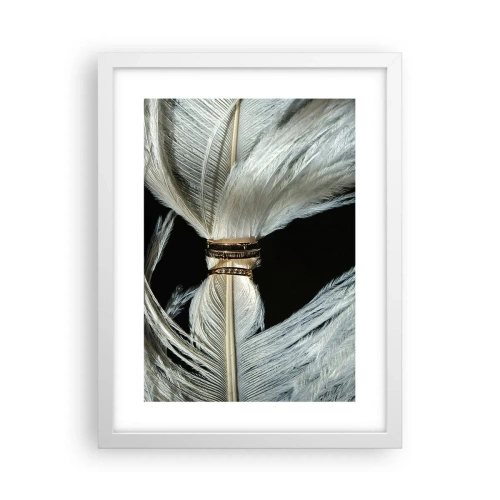 Affisch i vit ram - ...och jag lämnar inte dig… - 30x40 cm