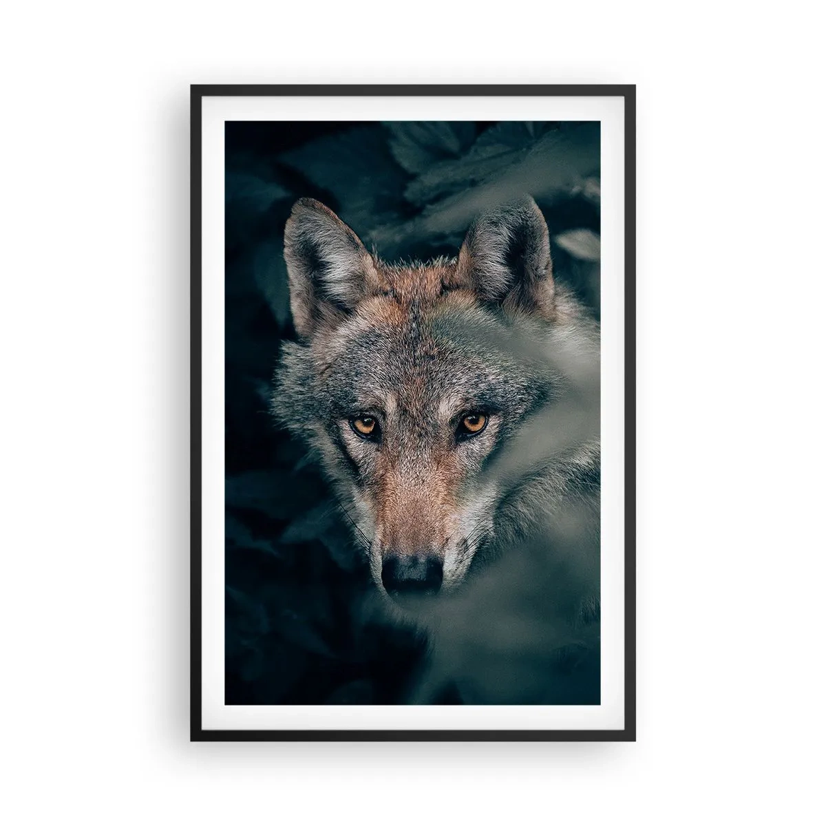 Affisch i svart ram - Jägare - 61x91 cm