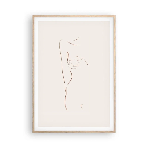 Affisch i ram av ljusek - Begärans form - 70x100 cm