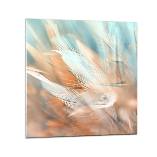 Glastavla - Bild på glas - I mildhetens land - 30x30 cm
