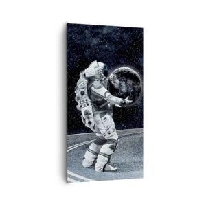 Canvastavla - Bild på duk - På Vintergatan - 65x120 cm