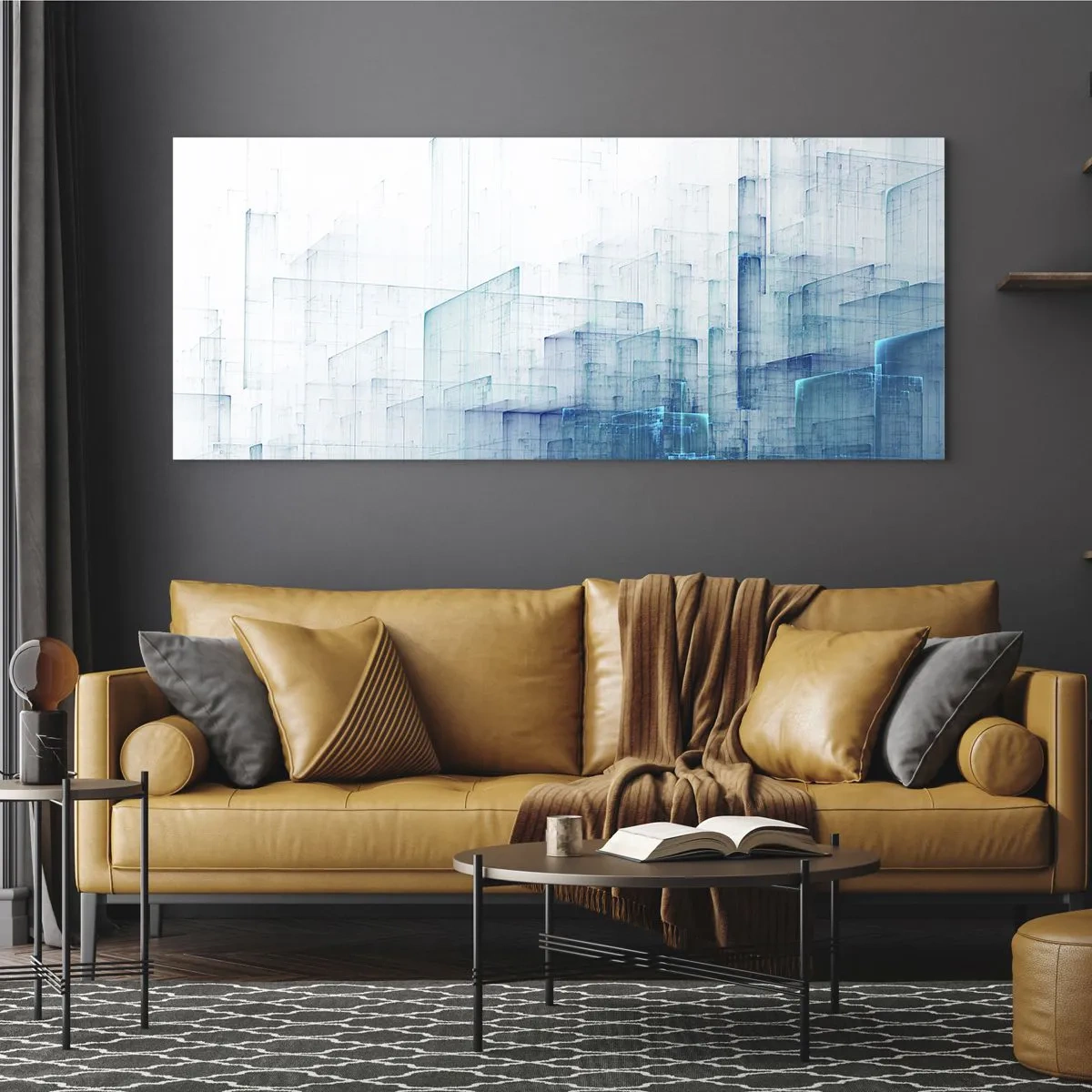 Glastavla - Bild på glas - Hur utrymmet blev till - 100x40 cm