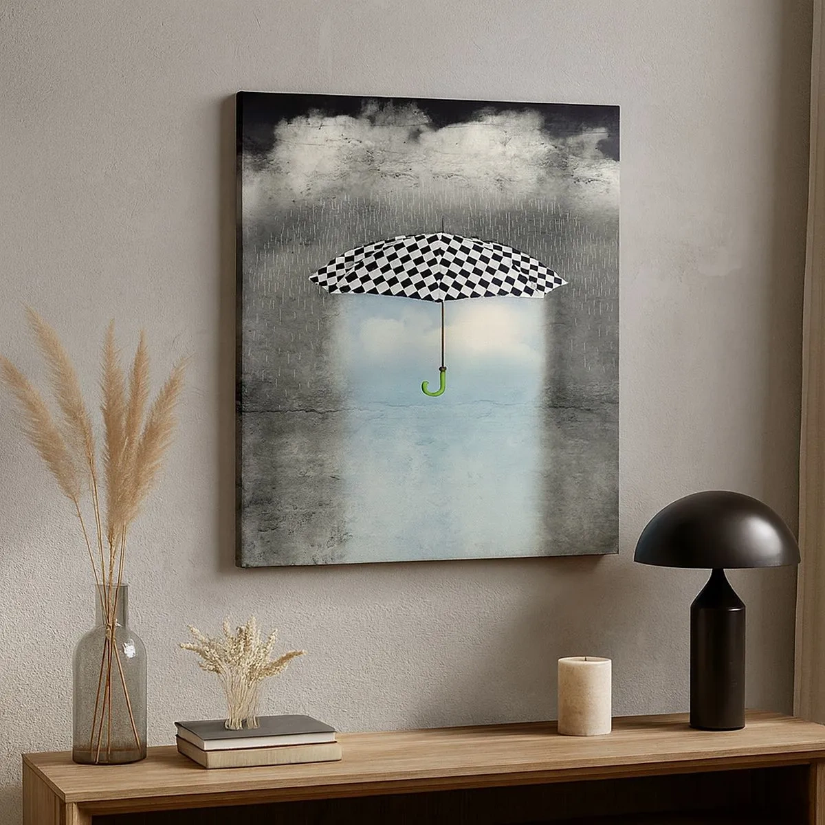 Canvastavla - Bild på duk - Det är möjligt trots allt - 30x30 cm