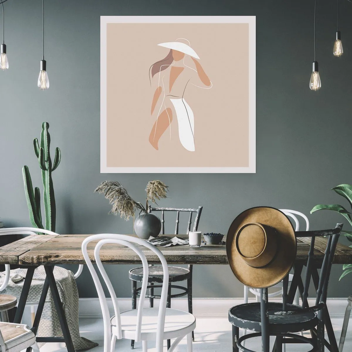 Affisch - Mode är lek - 50x50 cm