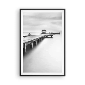 Affisch i svart ram - Ut i det oändliga - 61x91 cm