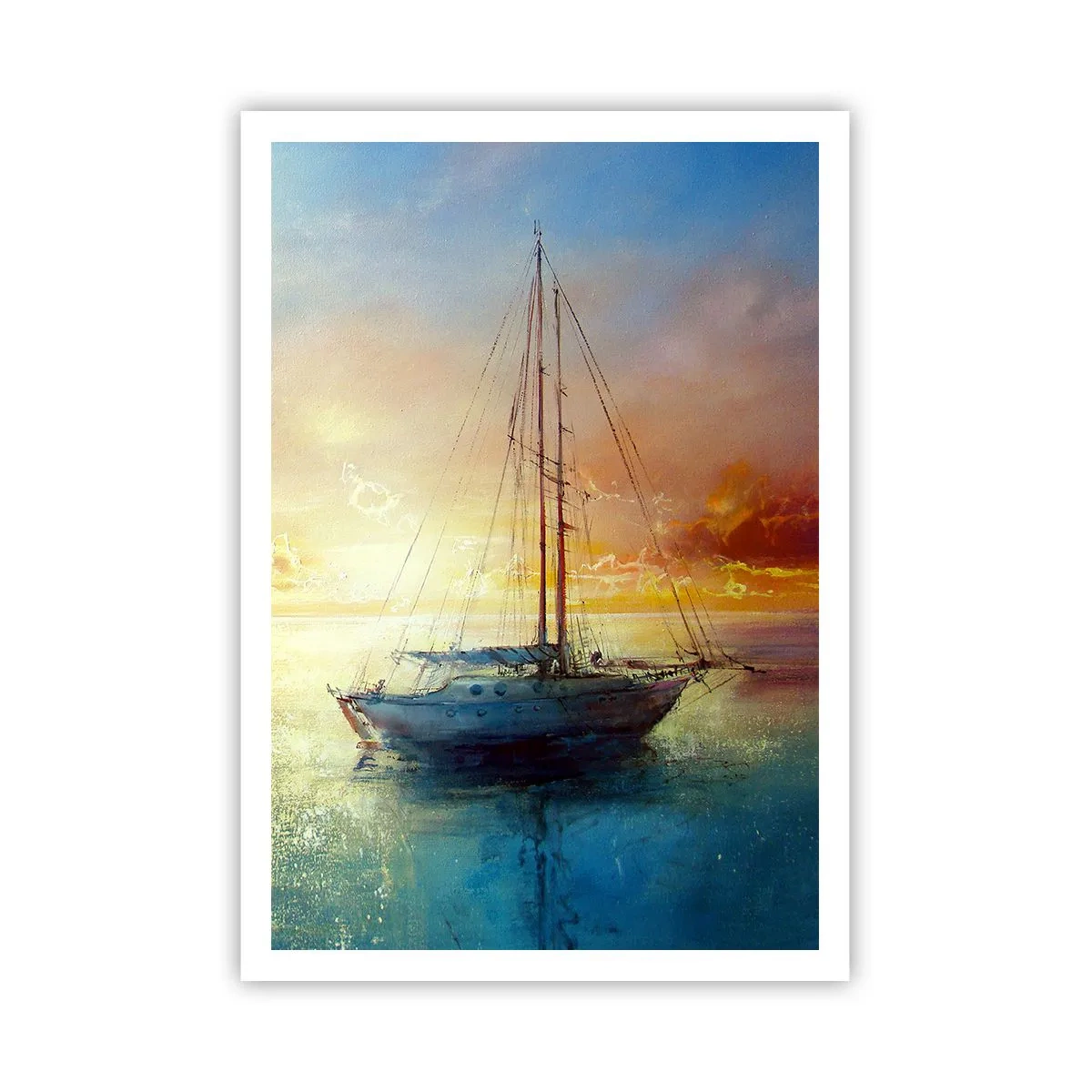 Affisch - I guldviken - 70x100 cm