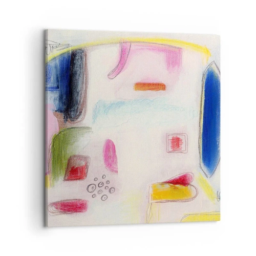 Canvastavla - Bild på duk - Mera konvex än konkav eller platt - 50x50 cm