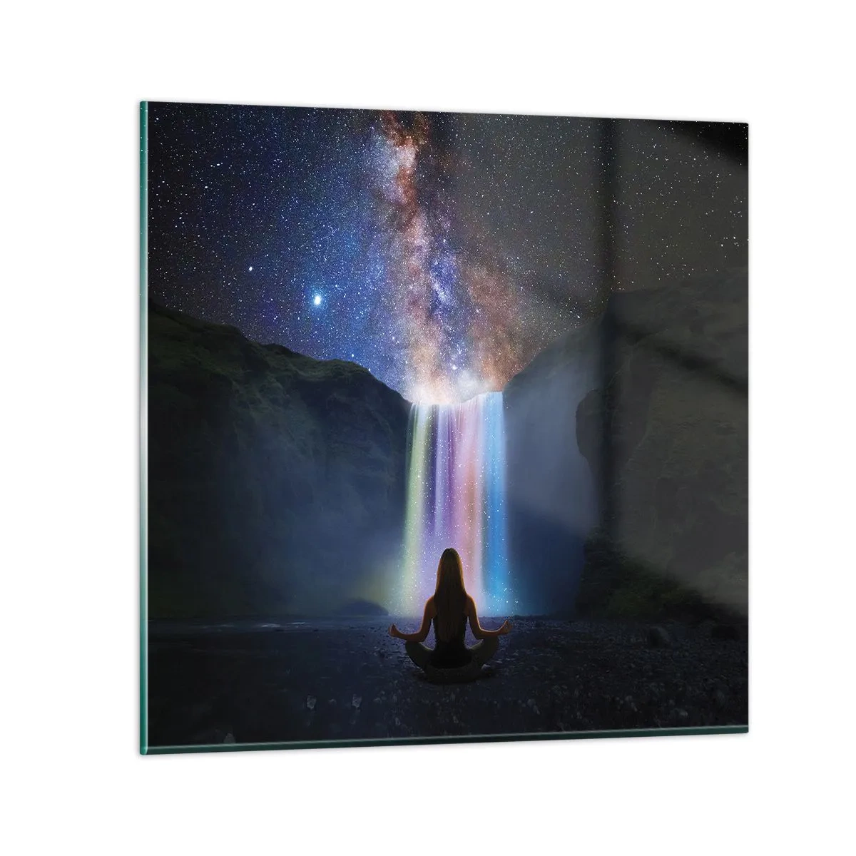 Glastavla - Bild på glas - Absolut harmoni - 60x60 cm