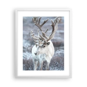 Affisch i vit ram - Porträtt i solsken - 40x50 cm