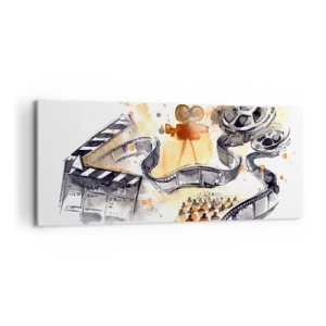 Canvastavla - Bild på duk - I drömmarnas land - 100x40 cm