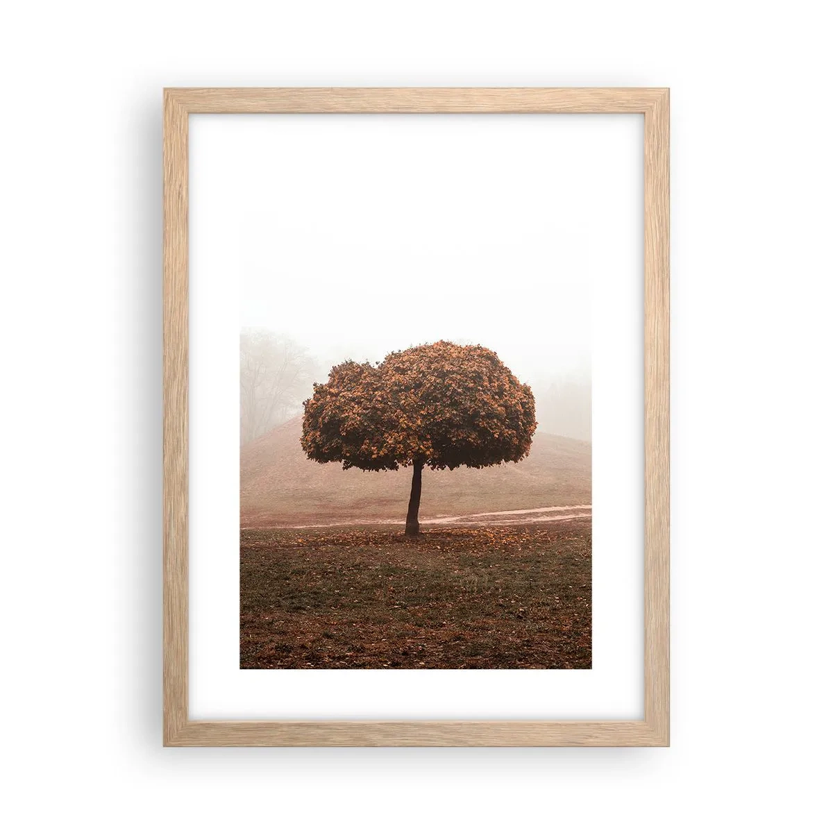 Affisch i ram av ljusek - Efter en hektisk sommar - 30x40 cm