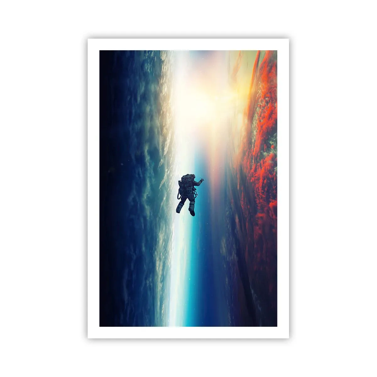 Affisch - Stå emot universumet - 61x91 cm
