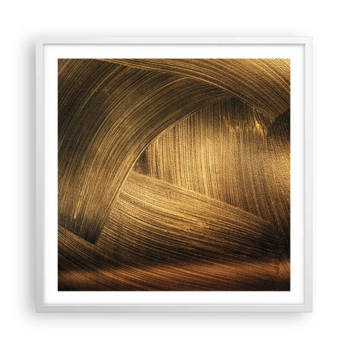 Affisch i vit ram - I gyllene labyrint - 60x60 cm