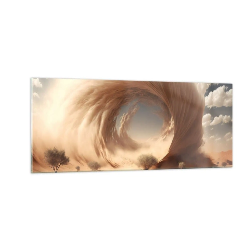 Glastavla - Bild på glas - Öppen portal - 100x40 cm