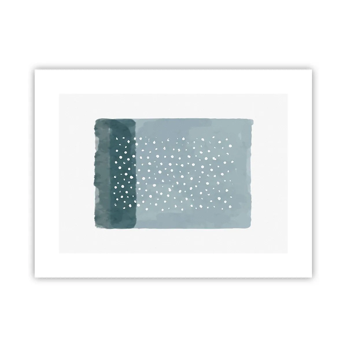 Affisch - Uppstådda ur det blåa - 40x30 cm