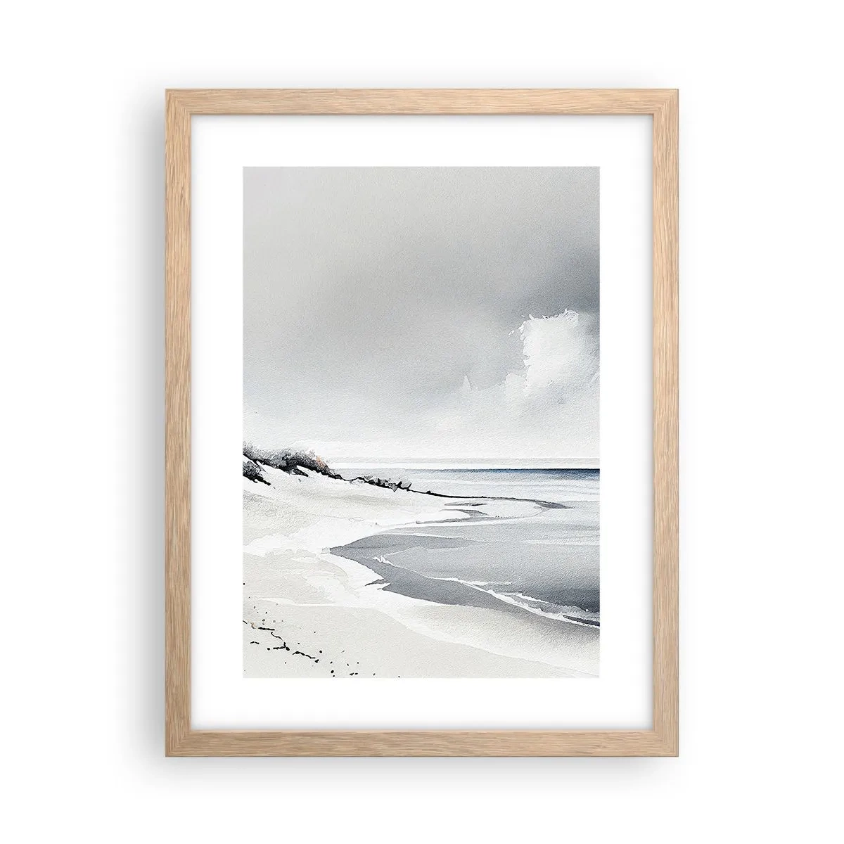 Affisch i ram av ljusek - Alltid tillsammans - 30x40 cm