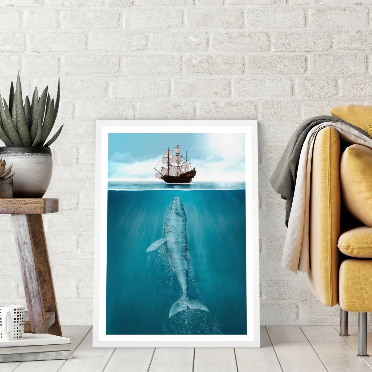 Affisch i vit ram - Bättre att inte veta - 50x70 cm