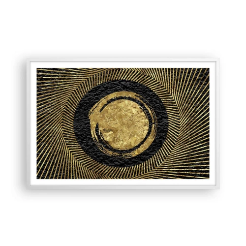 Affisch i vit ram - Glamourös komposition - 91x61 cm