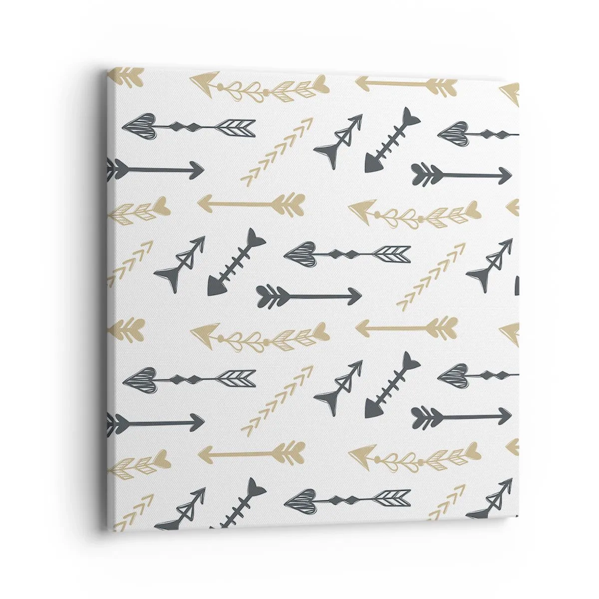 Canvastavla - Bild på duk - Pilbågsskyttens sömn - 40x40 cm