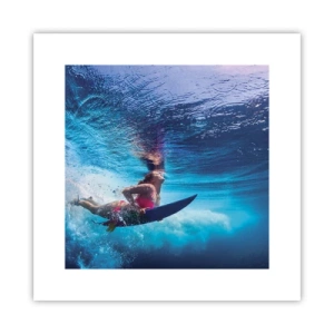 Affisch - Glädjens djup - 30x30 cm