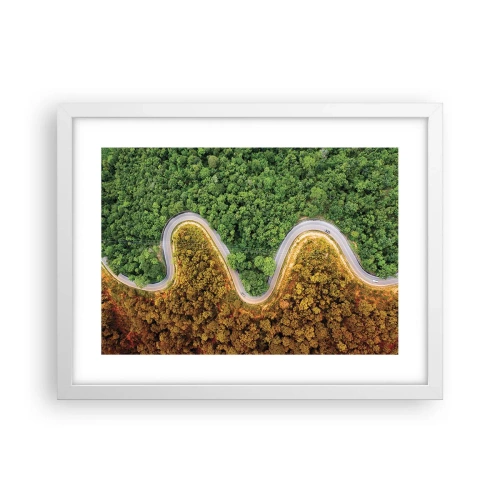 Affisch i vit ram - Gränser och genombrott - 40x30 cm