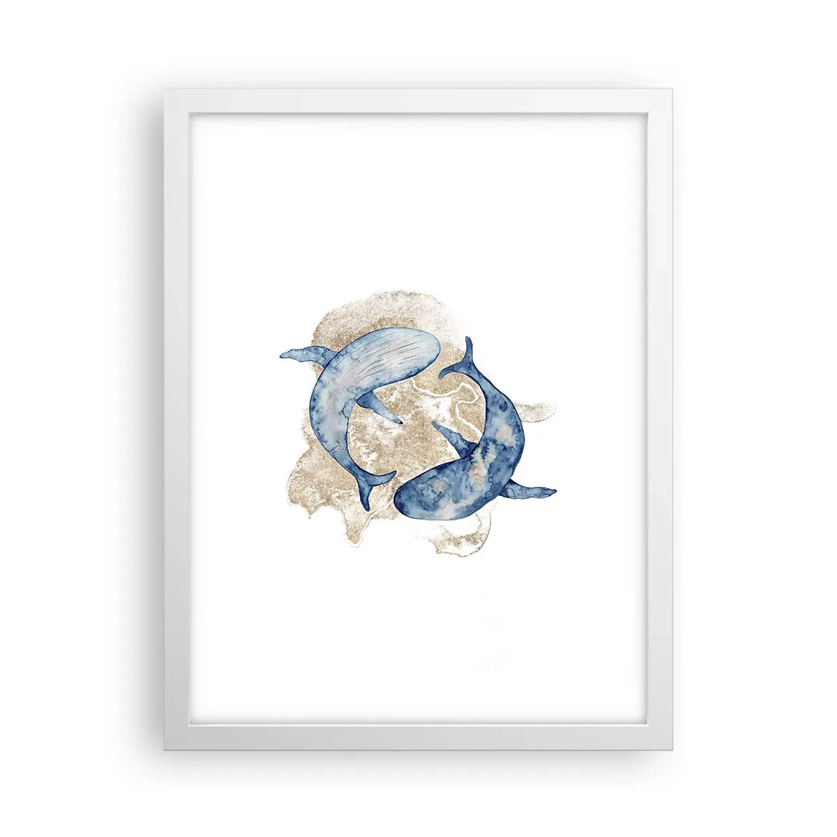 Affisch i vit ram - Vänskap eller kärlek? - 30x40 cm