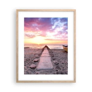 Affisch i ram av ljusek - En stund av djup upplevelse - 40x50 cm