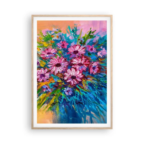 Affisch i ram av ljusek - Livets energi - 70x100 cm