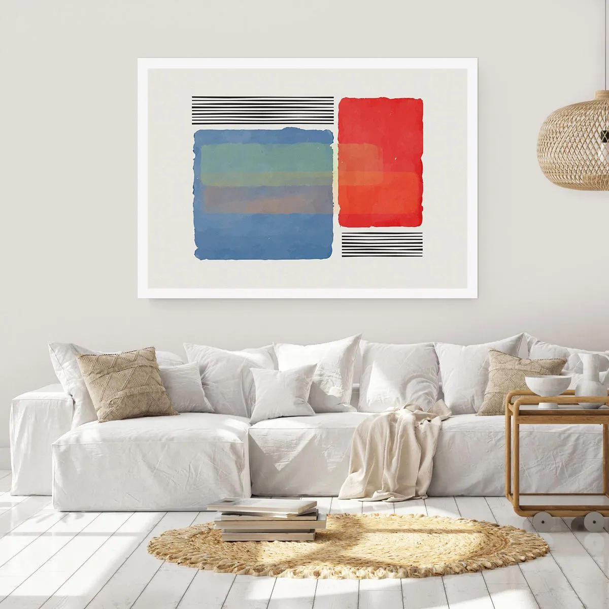 Affisch - Geometrins anda - 100x70 cm