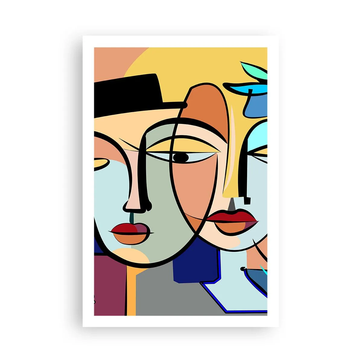 Affisch - Picassos randez vous - 61x91 cm