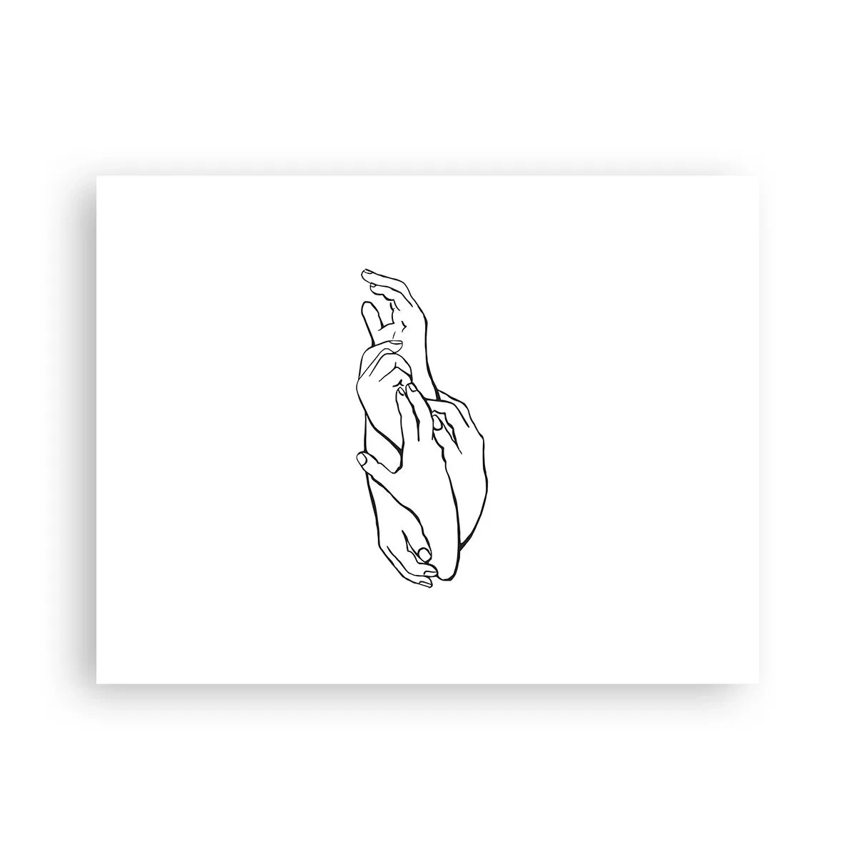 Affisch - Hand i hand - 40x30 cm